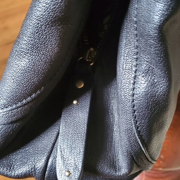 Sigrid Olsen Black soft leather Hobo Bag - Picture 4 of 11